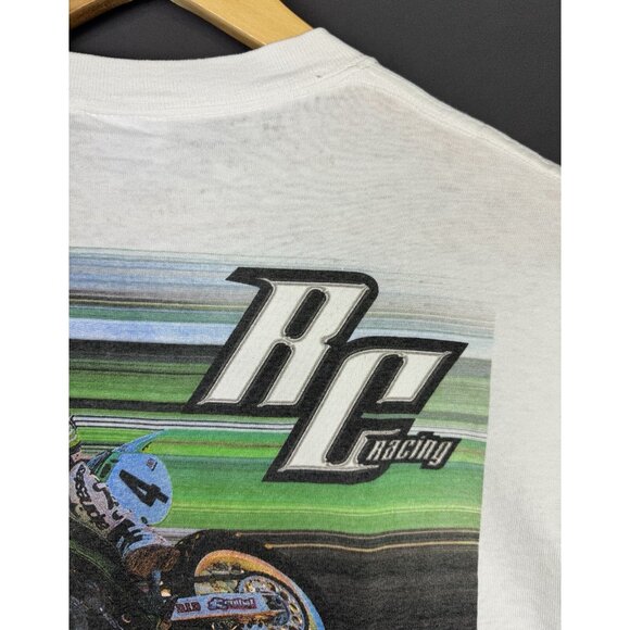 Vintage 90's Kawasaki Racing Ricky Carmichael Factory Effex White Shirt Promo - Picture 6 of 16